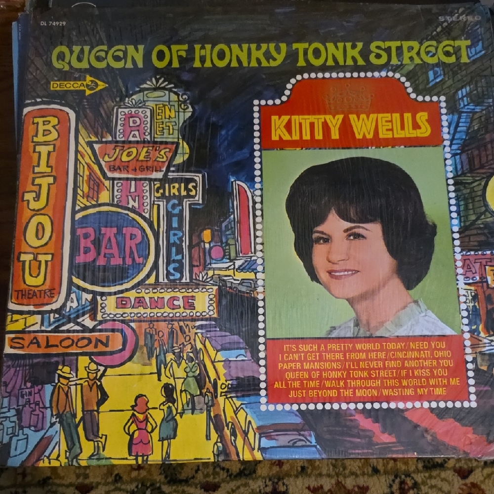 Queen of Honky Tonk Street Vinyl Record